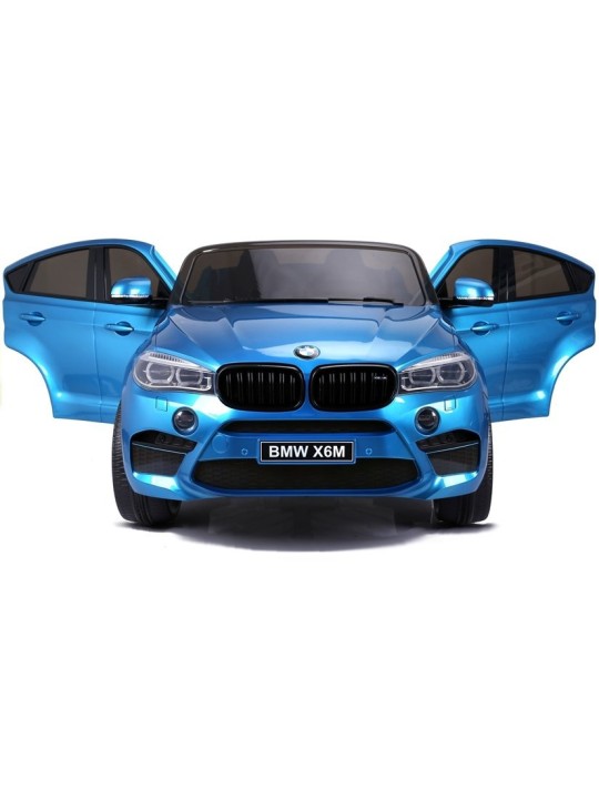 Bērnu Elektroauto NOWE BMW X6M Zils Lakēts