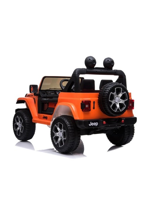 Elektriskais jāmamais Jeep Rubicon 4x4 Oranžs