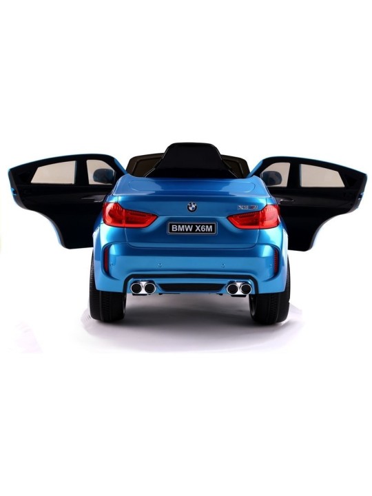 Bērnu Elektroauto BMW X6 Zils Lakēts