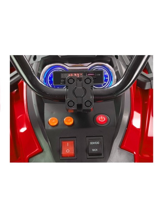 Quad BDM0906 Elektriskais jāmamais transportlīdzeklis Sarkans