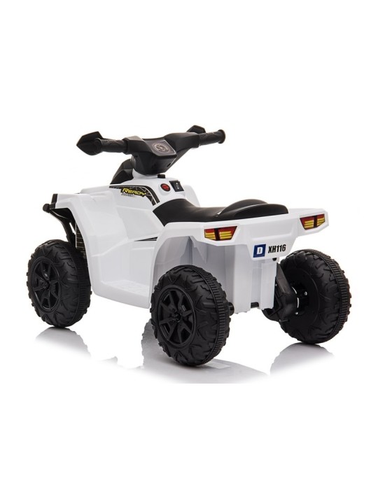 XH116 Elektriskais jāmamais Quad Balts