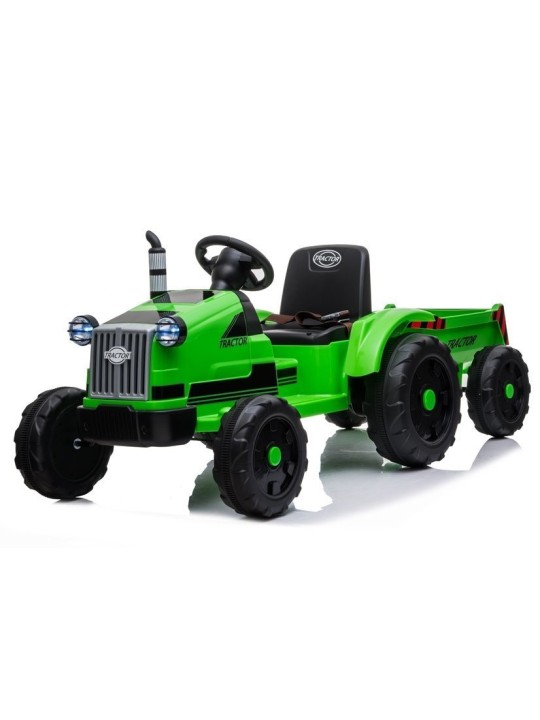 Elektriskais jāmamais traktors bērniem CH9959 Zaļš