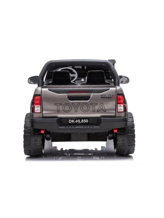 Bērnu Elektroauto rotaļlietu Hilux Sudraba Krāsots