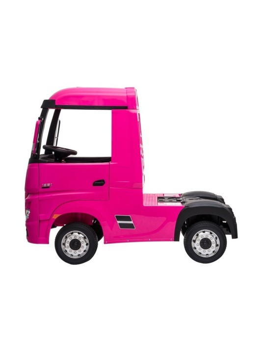 Elektroauto Bērniem Mercedes Actros Rozā 4x4