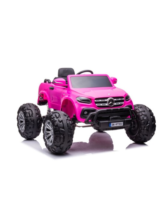 Elektriskais jāmamais Mercedes DK-MT950 Barbie Rozā