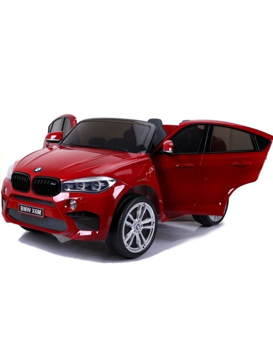 BMW X6M Sarkans Elektroauto Bērniem