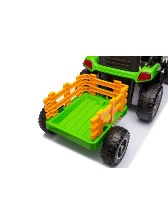 Elektriskais traktors bērniem BBH-030, Zaļš