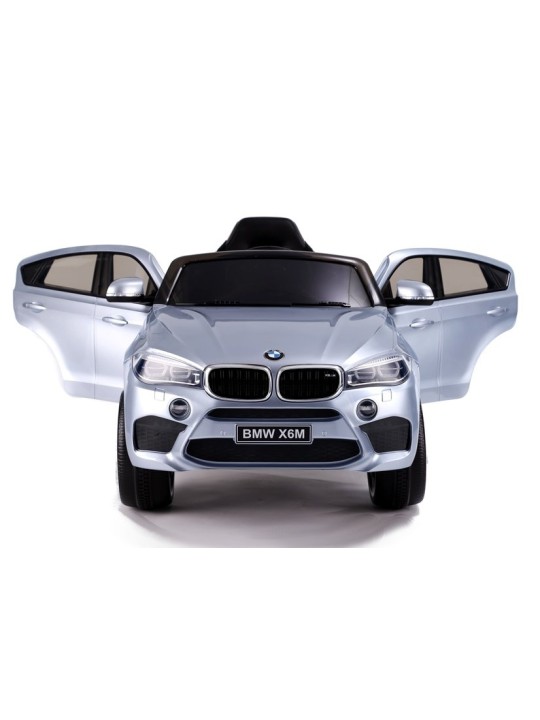 Bērnu Elektroauto BMW X6 Sudraba Lakēts
