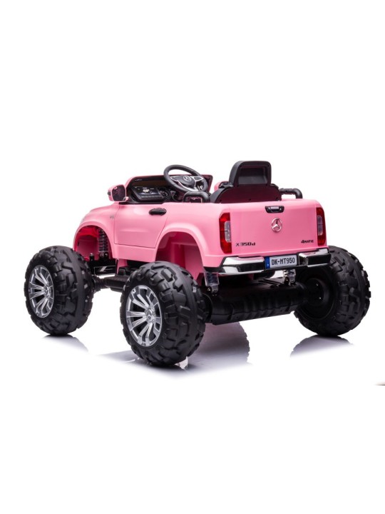 Elektriskais jāmamais Mercedes DK-MT950 4x4 Gaišs Rozā