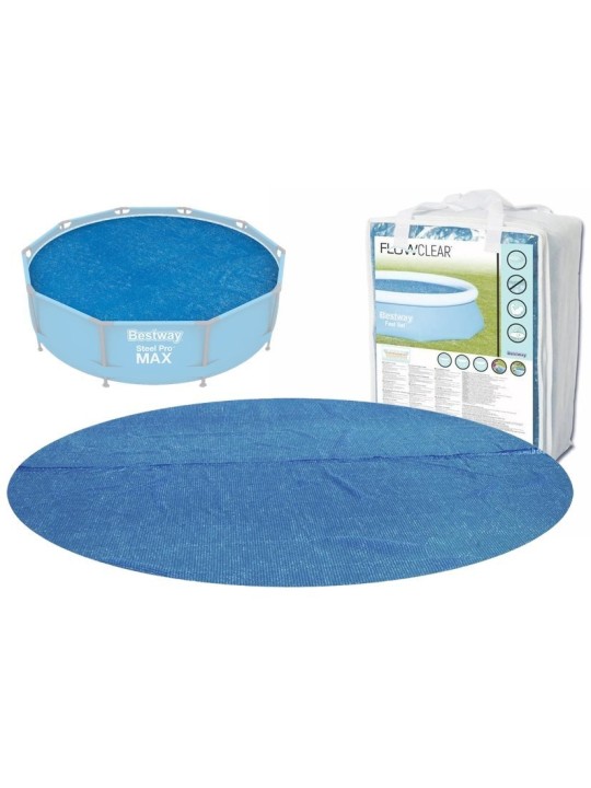 Bestway solārais baseina pārklājs Flowclear, 305 cm