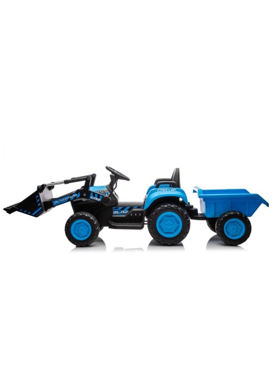 Elektriskais Traktors BērnuZ ar kausi BW-X002A Zils