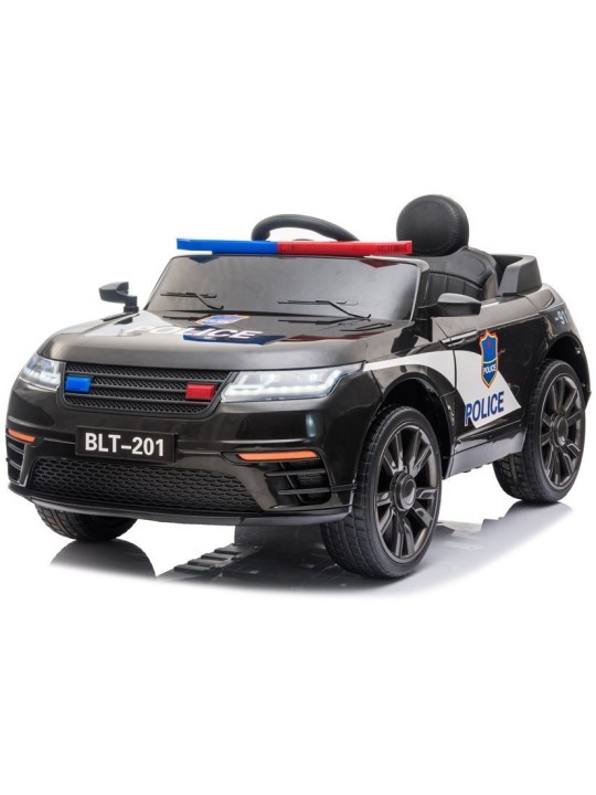 Bērnu Elektroauto BLT-201 Policija Melns