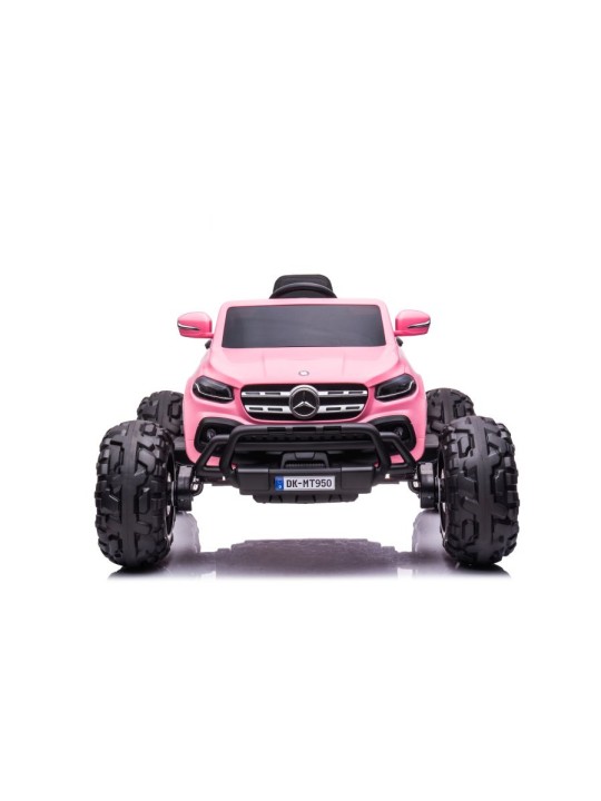Elektriskais jāmamais Mercedes DK-MT950 4x4 Gaišs Rozā