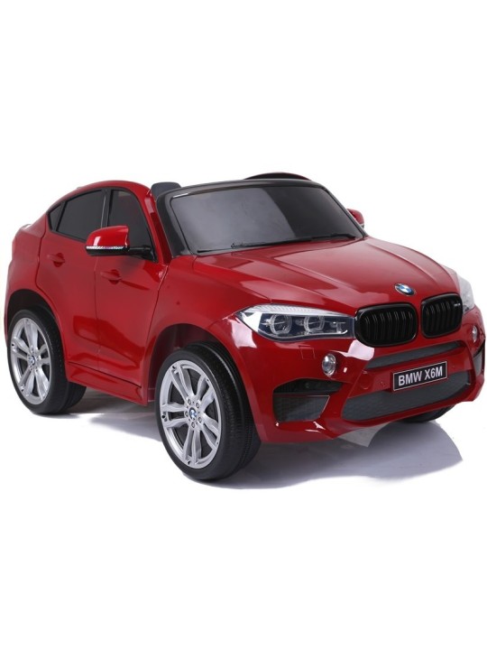BMW X6M Sarkans Elektroauto Bērniem