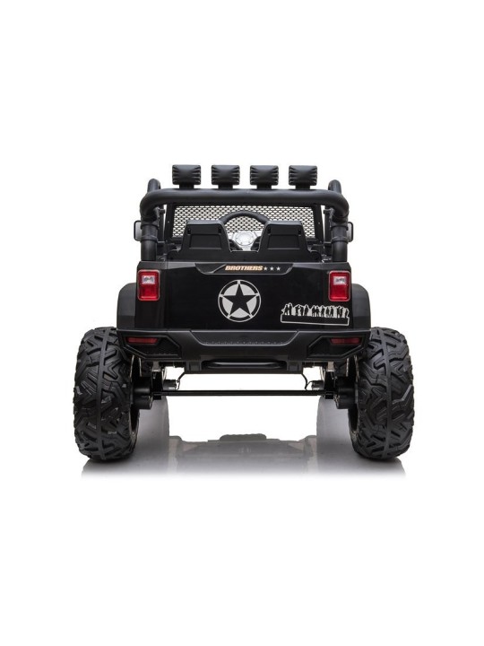 Jeep JC666 Bērnu Elektroauto Melns Krāsots