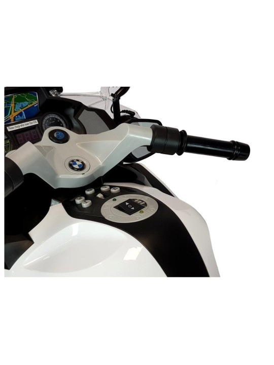 BMW Policijas Elektriskais motocikls Balts