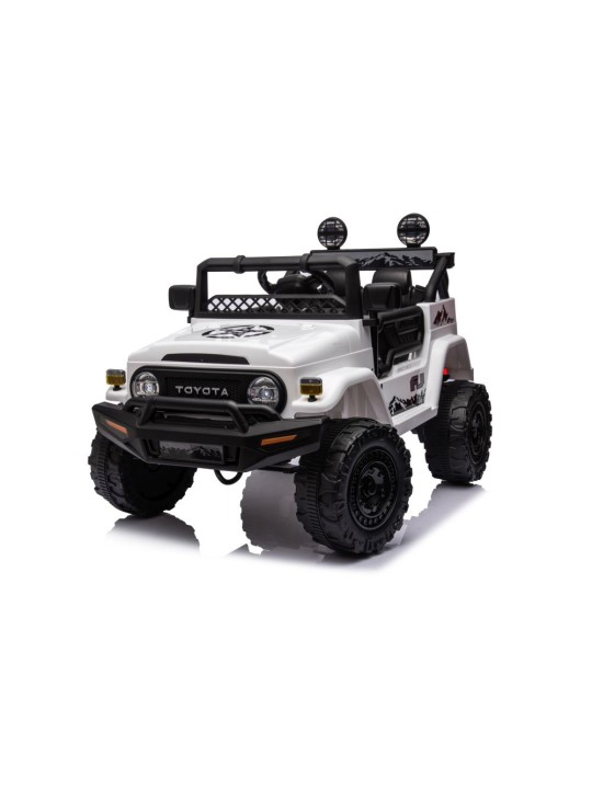Bērnu Elektroauto rotaļlietu FJ Balts 4x4