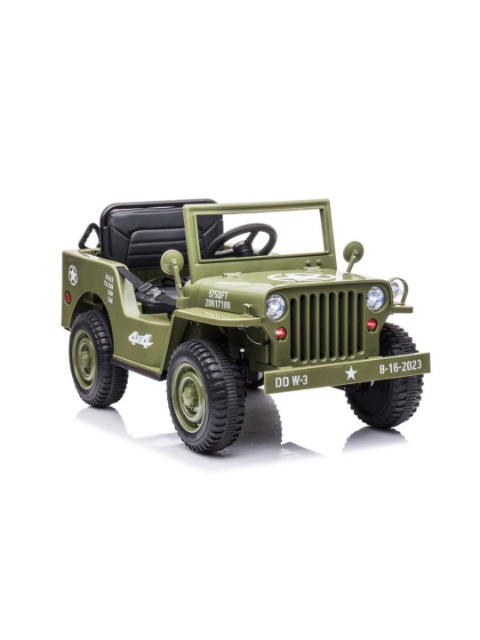 Bērnu Elektroauto JH-103 Olīvu Zaļš 4x4