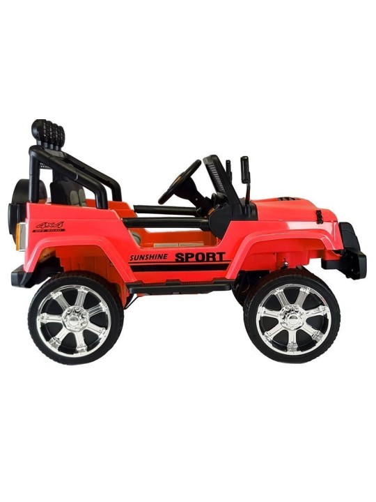 Elektriskais jāmamais S2388 Jeep Sarkans 4x45W