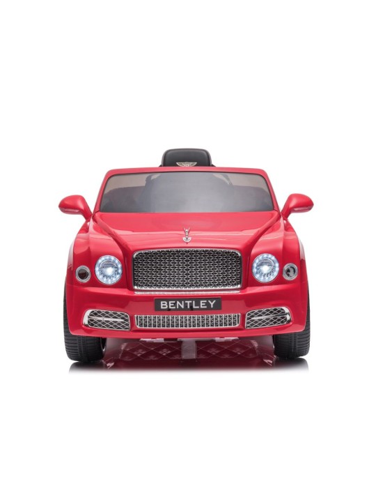 Bērnu Elektroauto Bentley Mulsanne Sarkans Krāsots