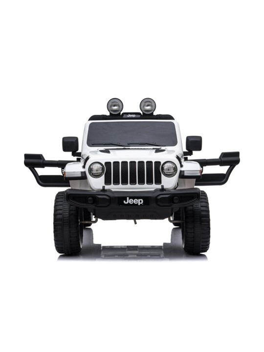 Elektriskais jāmamais Jeep Rubicon 4x4 Balts