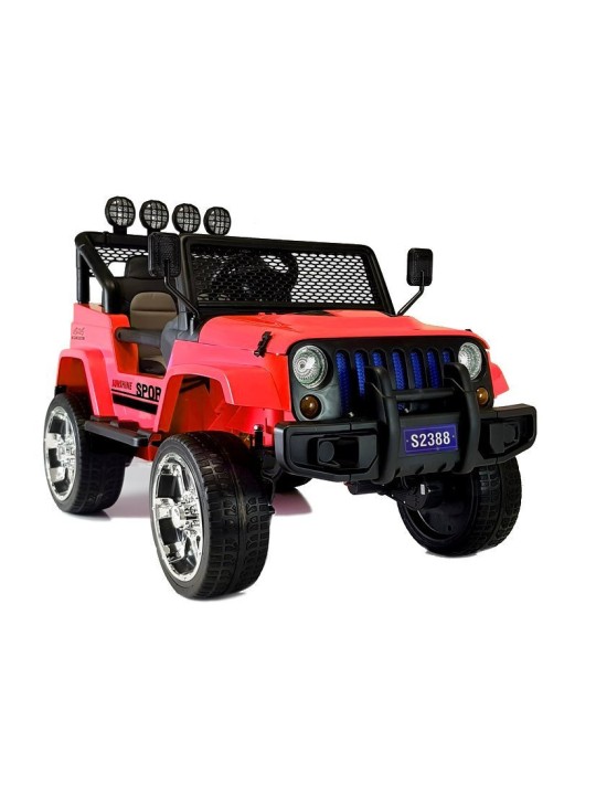 Elektriskais jāmamais S2388 Jeep Sarkans 4x45W