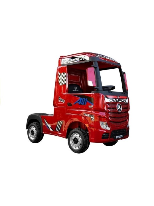 Bērnu Elektroauto Mercedes Actros Sarkans