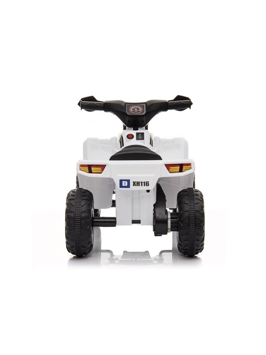 XH116 Elektriskais jāmamais Quad Balts