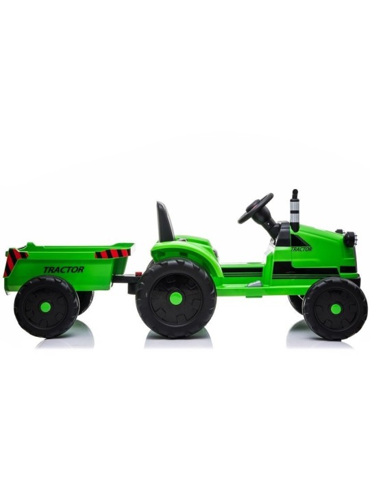 Elektriskais jāmamais traktors bērniem CH9959 Zaļš