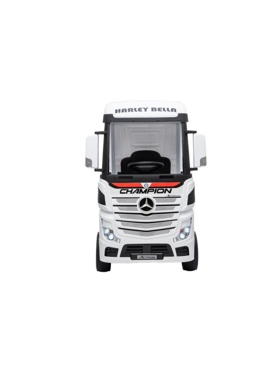 Mercedes Actros Bērnu Elektroauto Balts