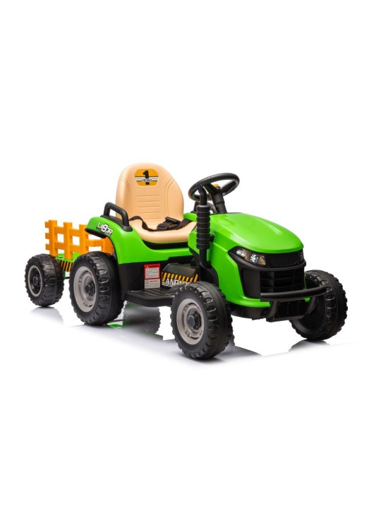 Elektriskais traktors bērniem BBH-030, Zaļš