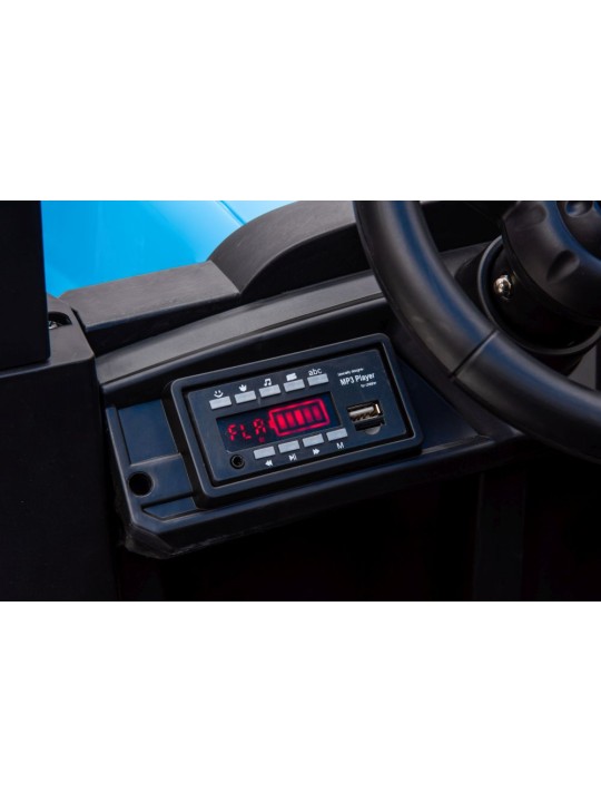 Elektriskais traktors A011 24V Zils