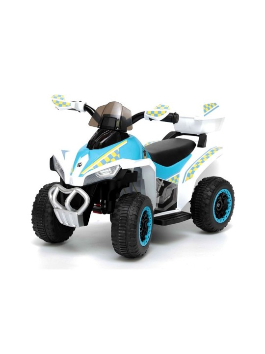 Elektriskais jāmamais Policijas Quad bērniem YSA021A Balts