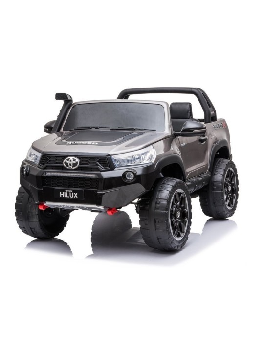 Bērnu Elektroauto rotaļlietu Hilux Sudraba Krāsots