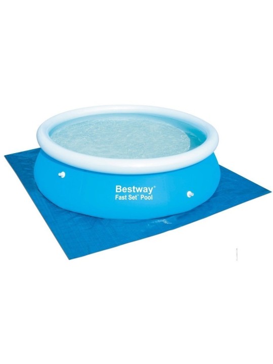 Bestway baseina pamatnes pārklājs Flowclear, 396x396 cm