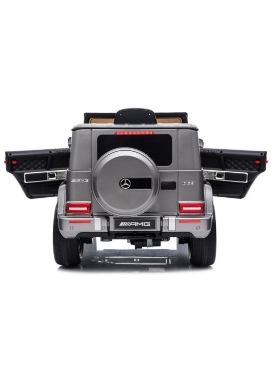 Mercedes G63 AMG Bērnu Elektroauto – Sudraba