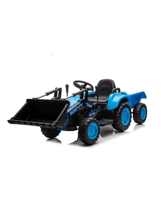 Elektriskais Traktors BērnuZ ar kausi BW-X002A Zils