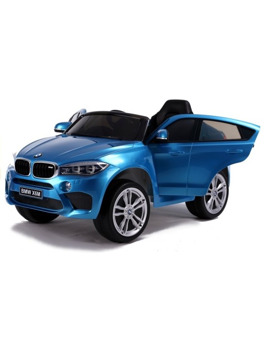 Bērnu Elektroauto BMW X6 Zils Lakēts