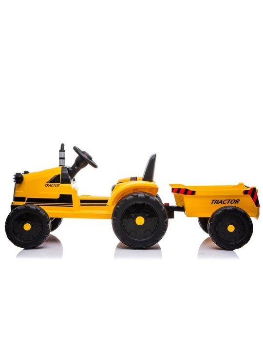 Elektriskais jāmamais traktors bērniem CH9959 Dzeltens