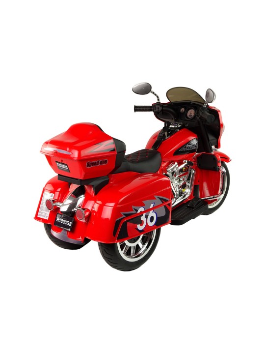 Elektriskais jāmamais motocikls Goldwing Sarkans