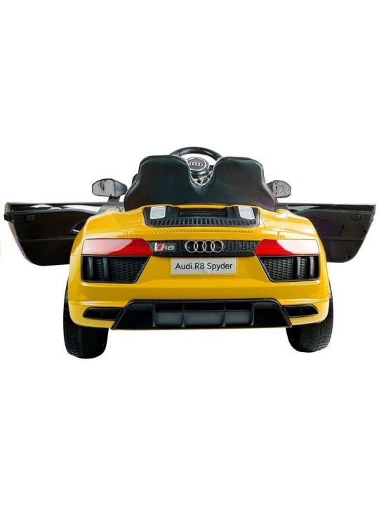 Audi R8 Spyder Dzeltens Bērnu Elektroauto