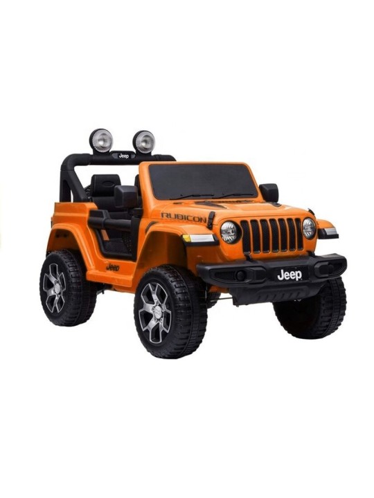 Elektriskais jāmamais Jeep Rubicon 4x4 Oranžs