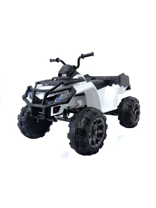 Quad BDM 0909 Balts 24V Elektriskais jāmamais Transportlīdzeklis
