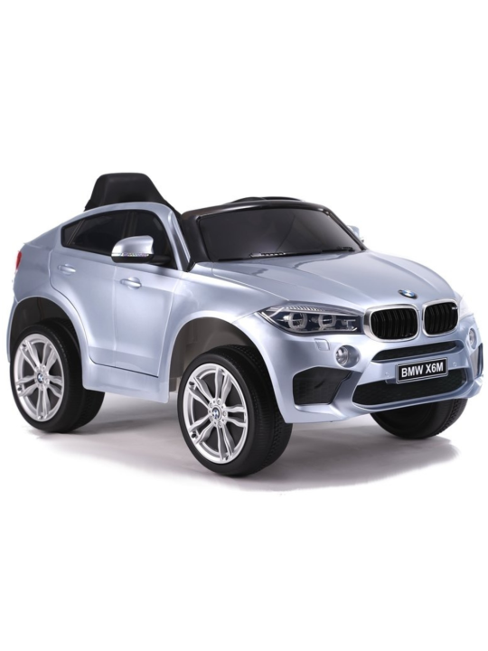 Bērnu Elektroauto BMW X6 Sudraba Lakēts