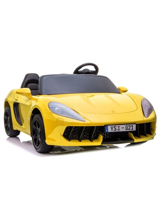 YSA021A Bērnu Elektroauto Dzeltens Krāsots