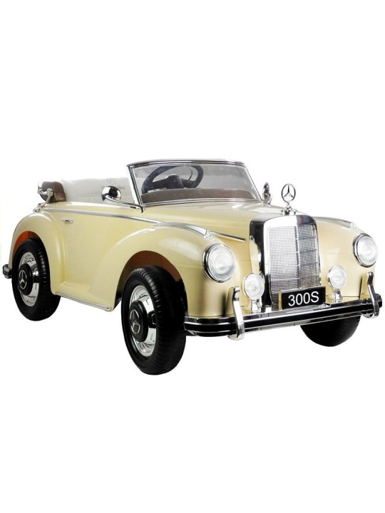 LS-618 Mercedes 300S Bēšs Bērnu Elektroauto