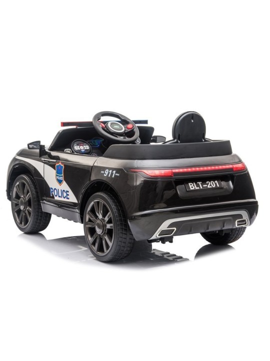 Bērnu Elektroauto BLT-201 Policija Melns