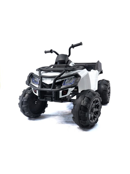 Quad BDM 0909 Balts 24V Elektriskais jāmamais Transportlīdzeklis