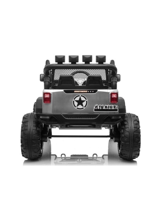 Jeep JC666 Bērnu Elektroauto Sudraba Krāsots