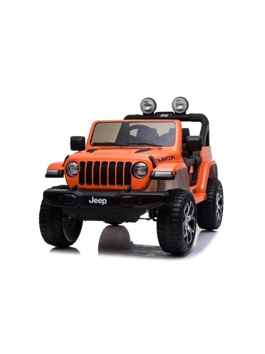 Elektriskais jāmamais Jeep Rubicon 4x4 Oranžs